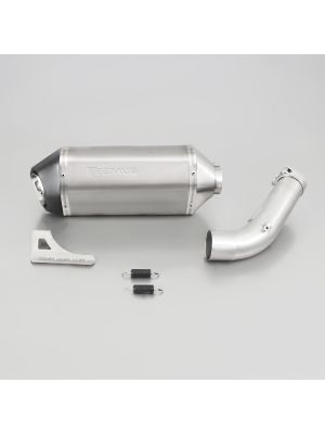 OKAMI, slip on inkl. Verbindungsrohr, Titan, EG/ABE, 54 mm