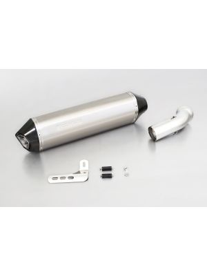 HEXACONE, slip on without cat. connecting tube without EEC, titanium, 60 mm