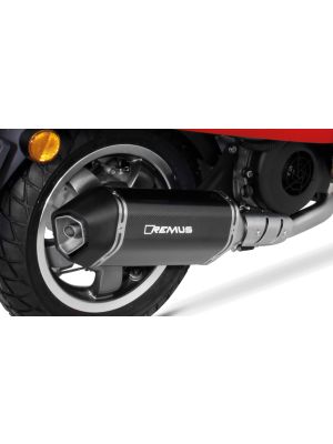 SPORTEXHAUST, Komplettanlage ohne Kat. mit Hitzeschutzblech, Carbon, 65 mm, ohne EG Genehmigung